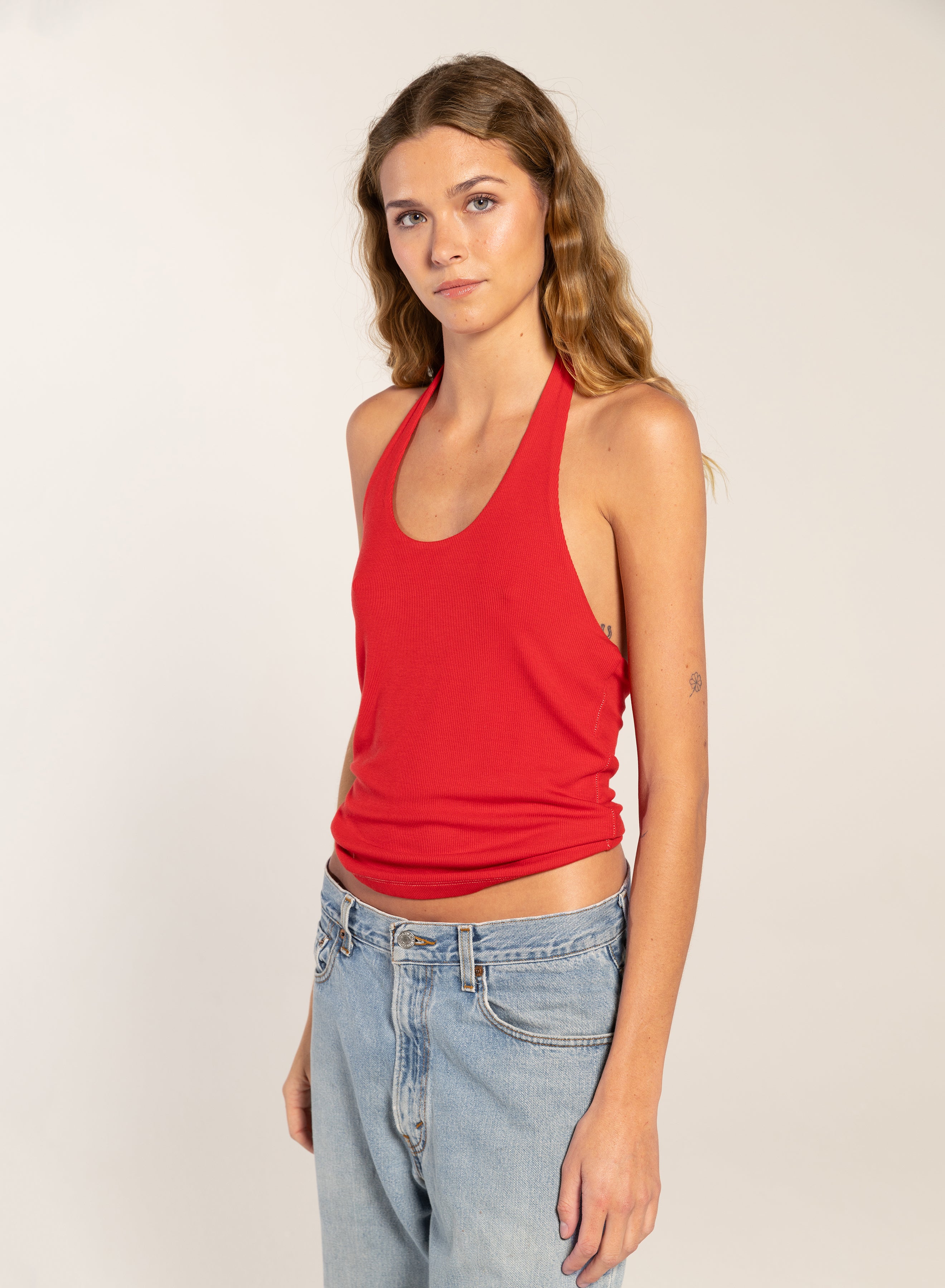 Abby Scoop Neck Halter