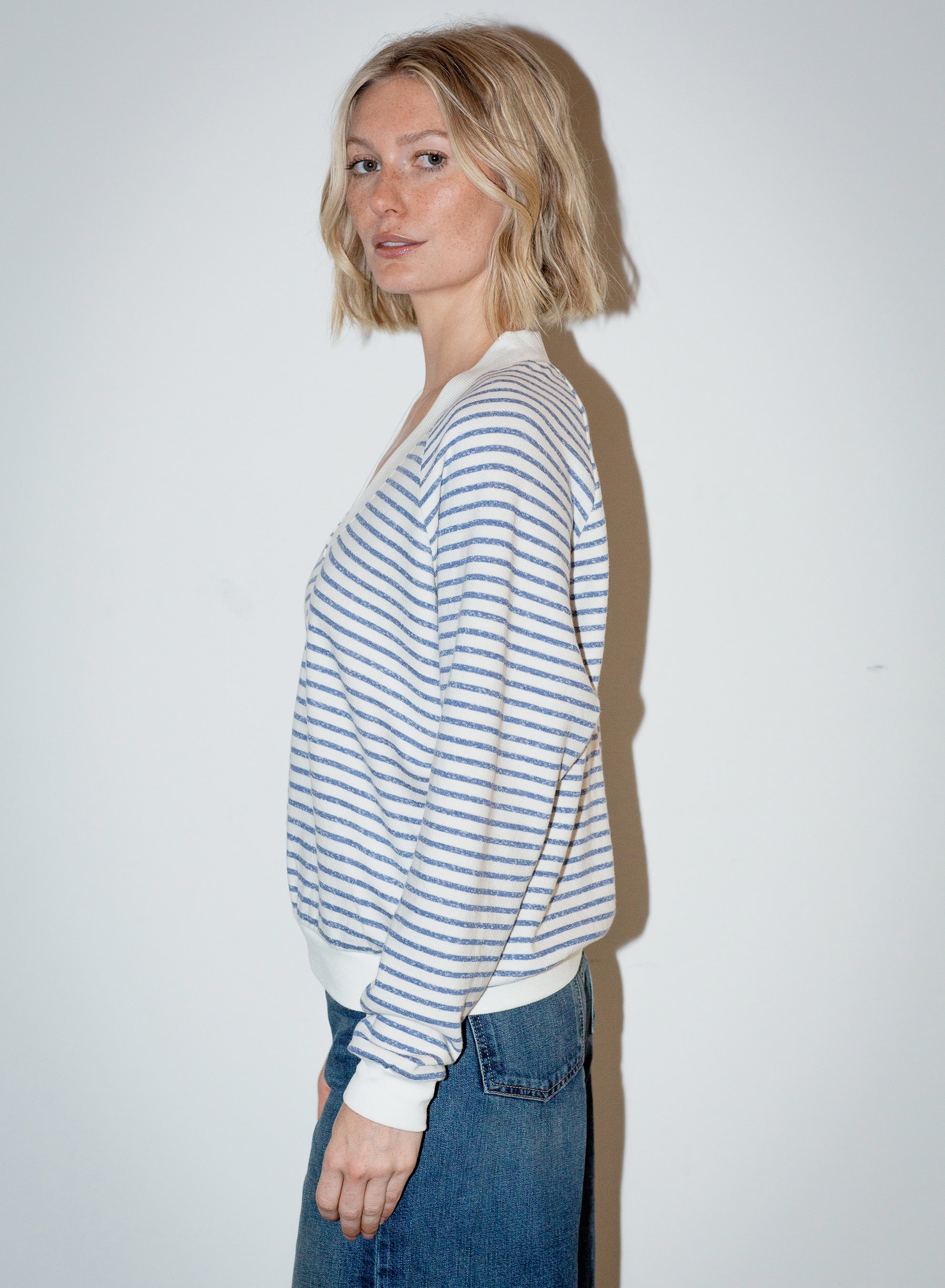 Emmy V-Neck Sweatshirt